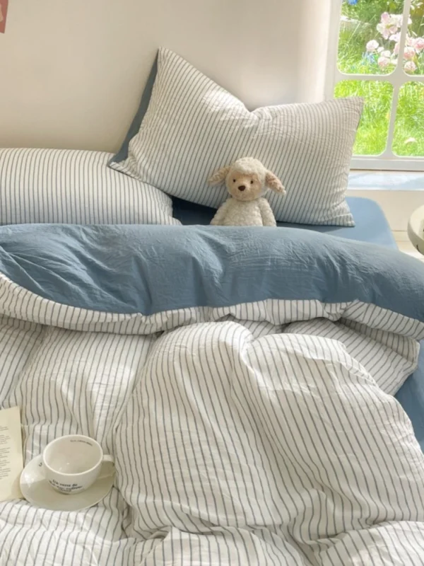 Arvo Home 無印風 條紋被套組 Arvo Home 無印風 條紋被套組